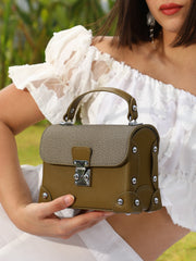 The Trunk Hand Bag - Olive Green