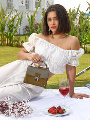 The Trunk Hand Bag - Olive Green