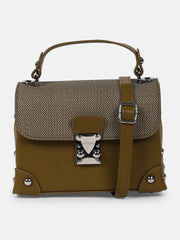 The Trunk Hand Bag - Olive Green
