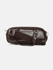 The Small Retro Bowling Bag - Coffee Brown