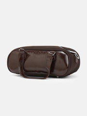 The Small Retro Bowling Bag - Coffee Brown