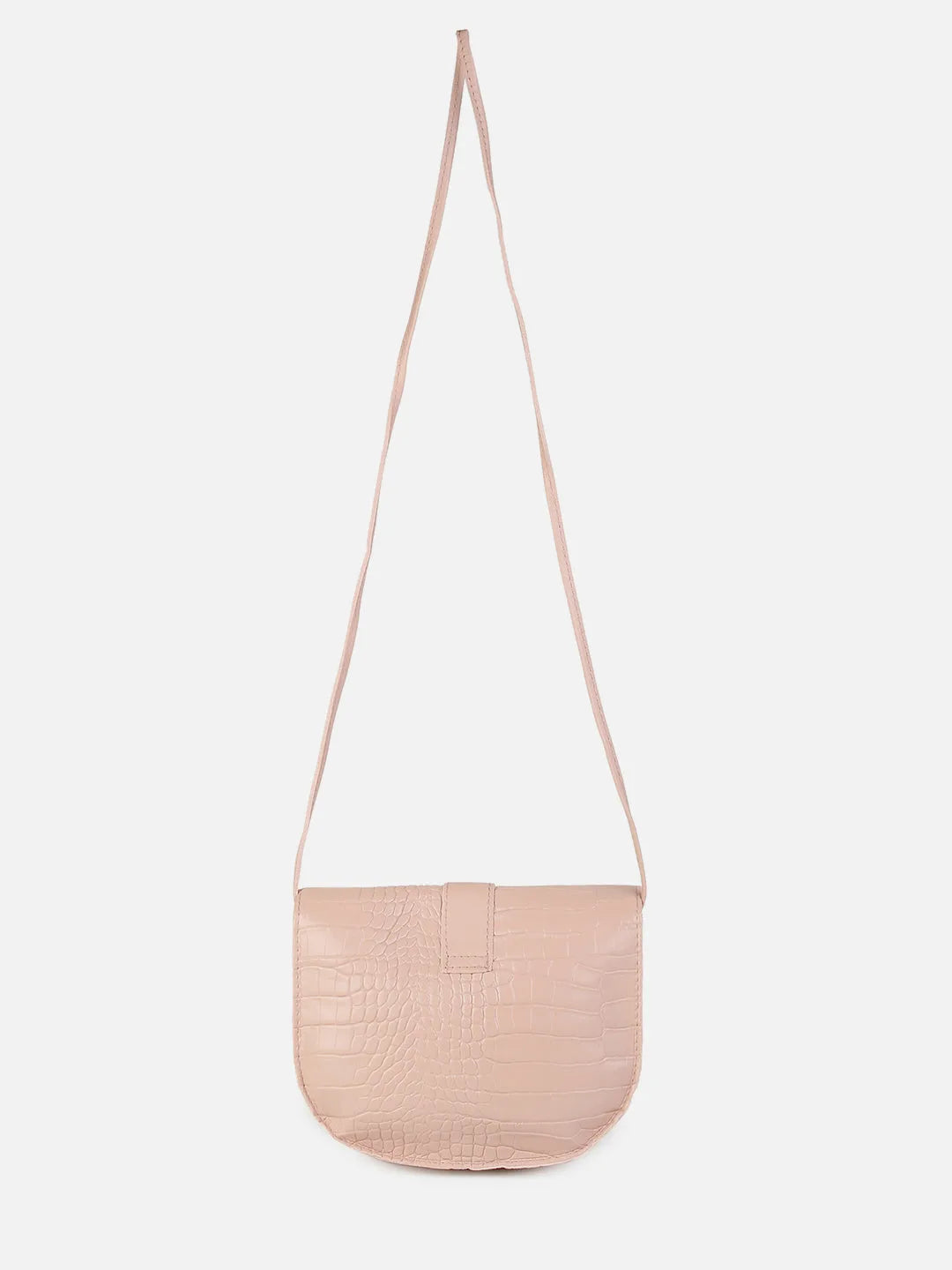حقيبة كتف بقفل مغناطيسي محكم مع تفاصيل مشبك