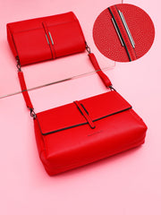 حقيبة الكتف داش - أحمر فينيسي