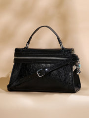 The Epistola Hand Bag - Onyx Black
