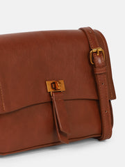 The Odette Sling Bag - Russet Brown