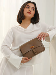 The Odette Sling Bag - Ash Brown