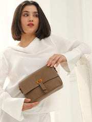 The Odette Sling Bag - Ash Brown