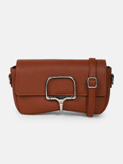 The Sivella Sling Bag - Russet Brown