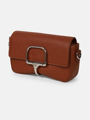 The Sivella Sling Bag - Russet Brown