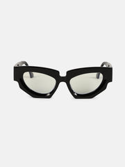 The Madame Cateye Sunglass - Onyx Black