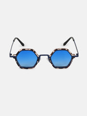 The Fluid Circuscore Hexagon Sunglass - Onyx Black