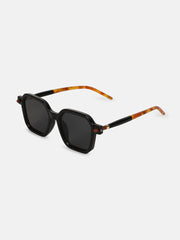 The Corsica Oversized Sunglass - Onyx Black