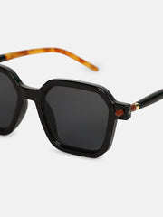 The Corsica Oversized Sunglass - Onyx Black