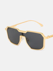 The Cyborg Wayfarer Sunglass - Midnight Black