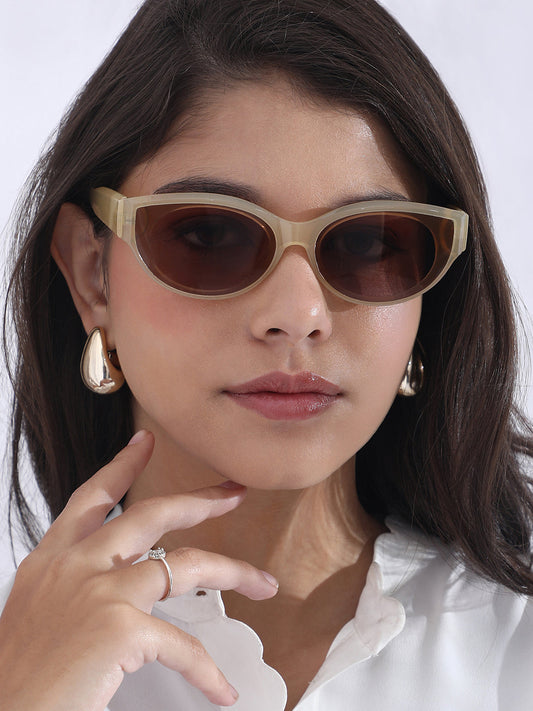 The Lemonade Cateye Sunglass - Pale Yellow