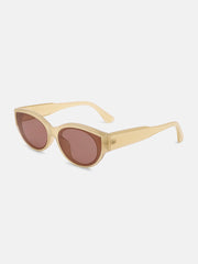 The Lemonade Cateye Sunglass - Pale Yellow