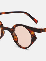 The Carnival Round Sunglass - Coffee Brown