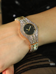 ساعة دائرية مزخرفة - ذهب كاليفورنيا