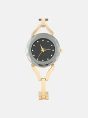 The Celeste Gem Round Watch - California Gold