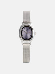 The Cosmopolis Mesh Rectangular Watch - Lavender