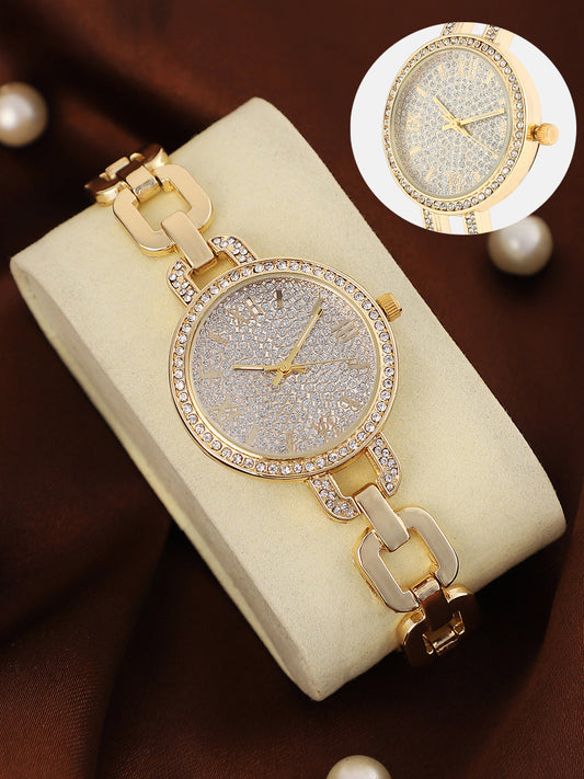 The Orne Roman-Link Round Watch