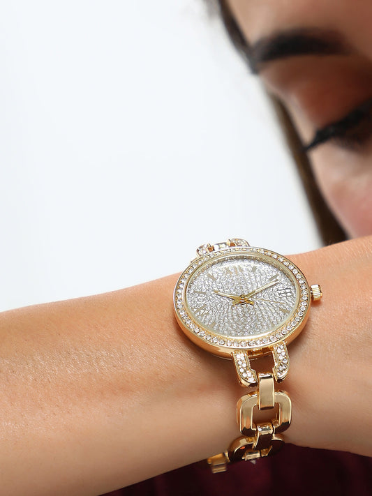 The Orne Roman-Link Round Watch
