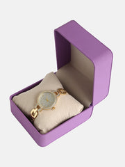 The Orne Roman-Link Round Watch