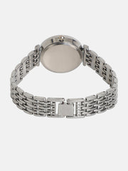 The Noé  Round Watch - Metallic Silver