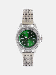 The Kinova  Round Watch - Metallic Silver