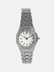 The Aetheria Cushion Watch - Metallic Silver