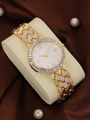 The Bijou Ophidian Round Watch - California Gold