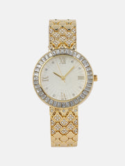 The Bijou Ophidian Round Watch - California Gold