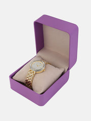 The Bijou Ophidian Round Watch - California Gold