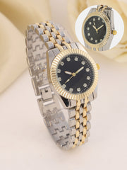 The Ribbed H-Link Round Watch
