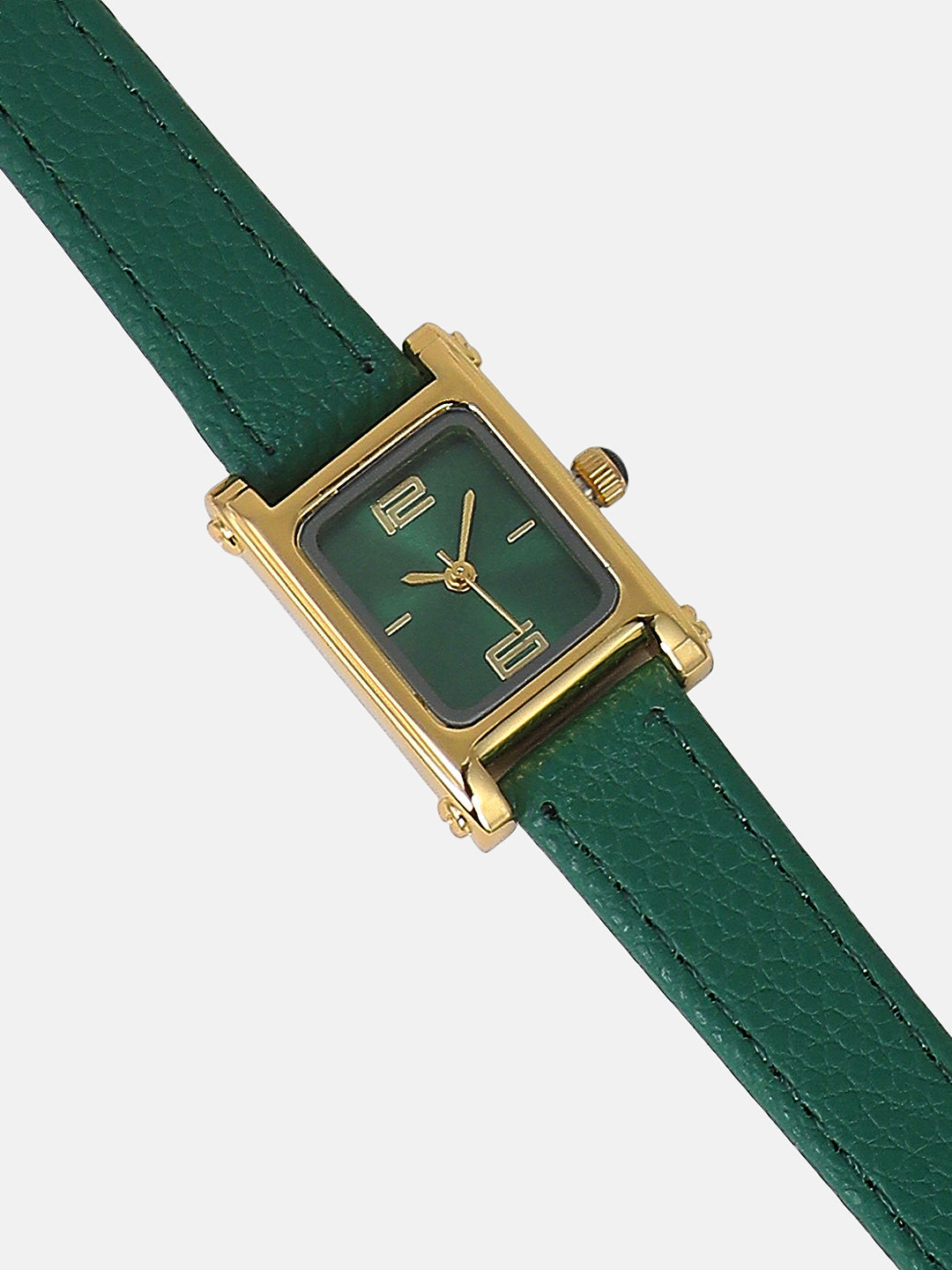 The Emerald Minimal Watch - Forest Green