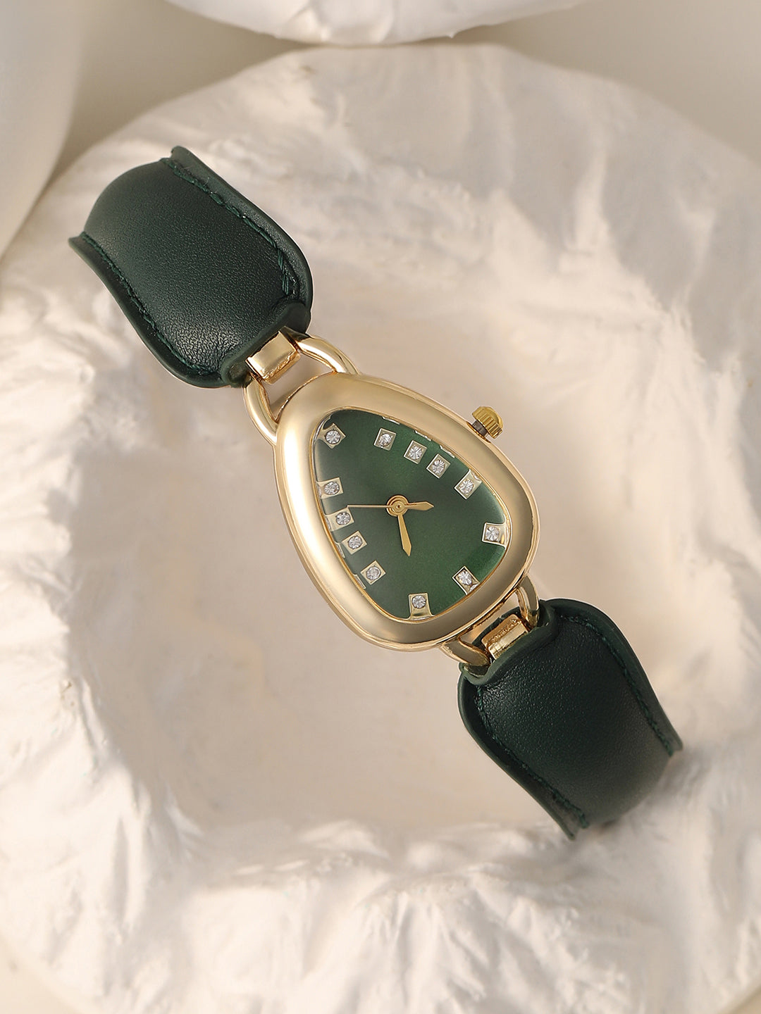 The Olive Designer Watch - Emerald Green