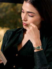 The Olive Designer Watch - Emerald Green