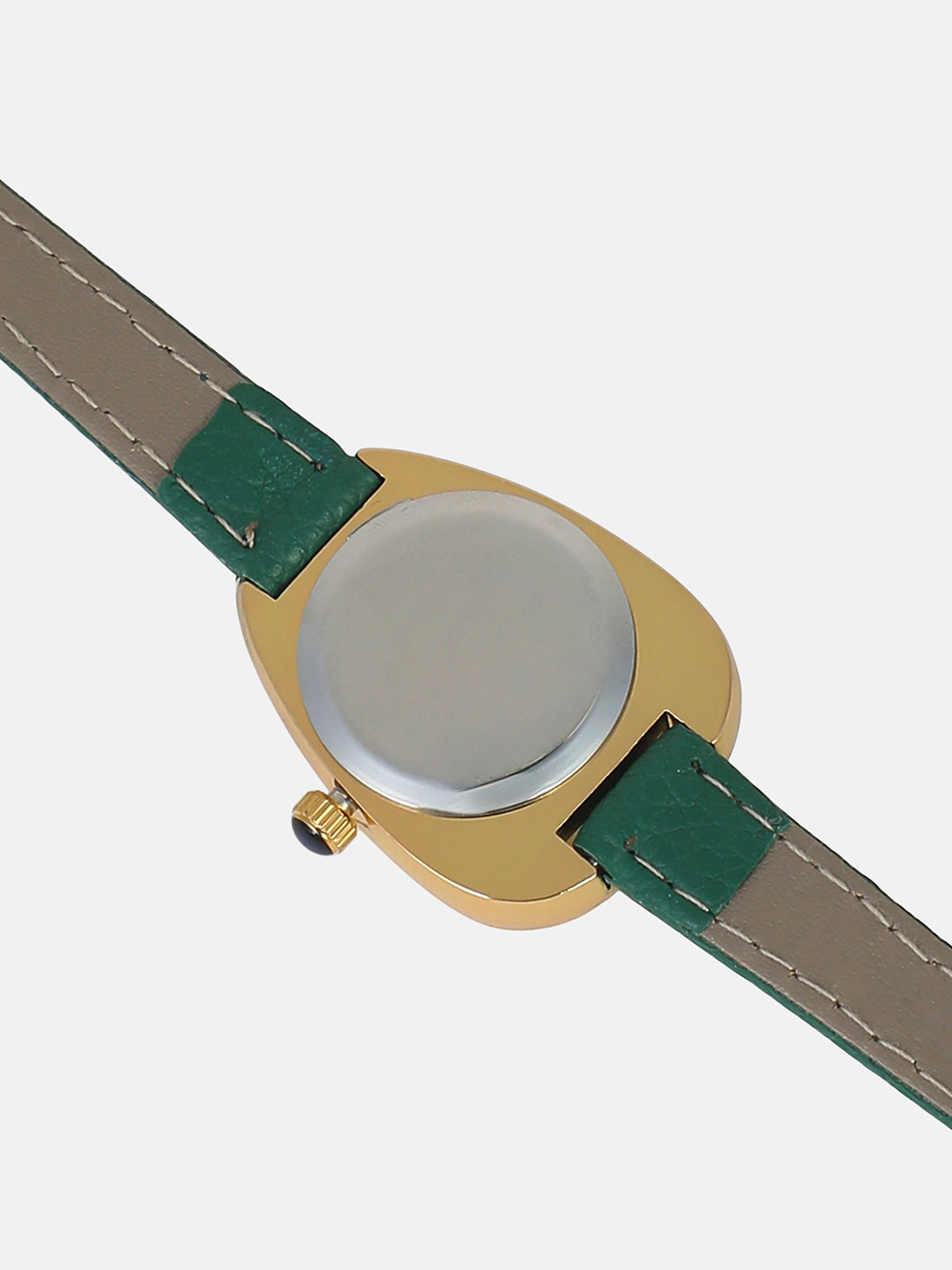 The Sunray Oval Watch - Olive Green