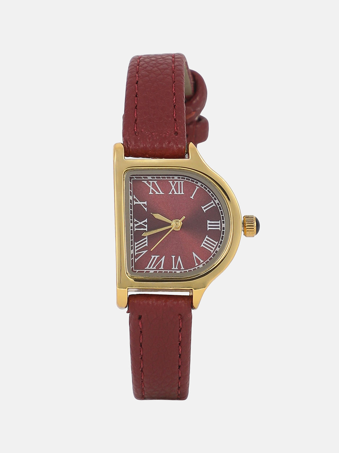 The Minimal Oval Watch - Classic Red