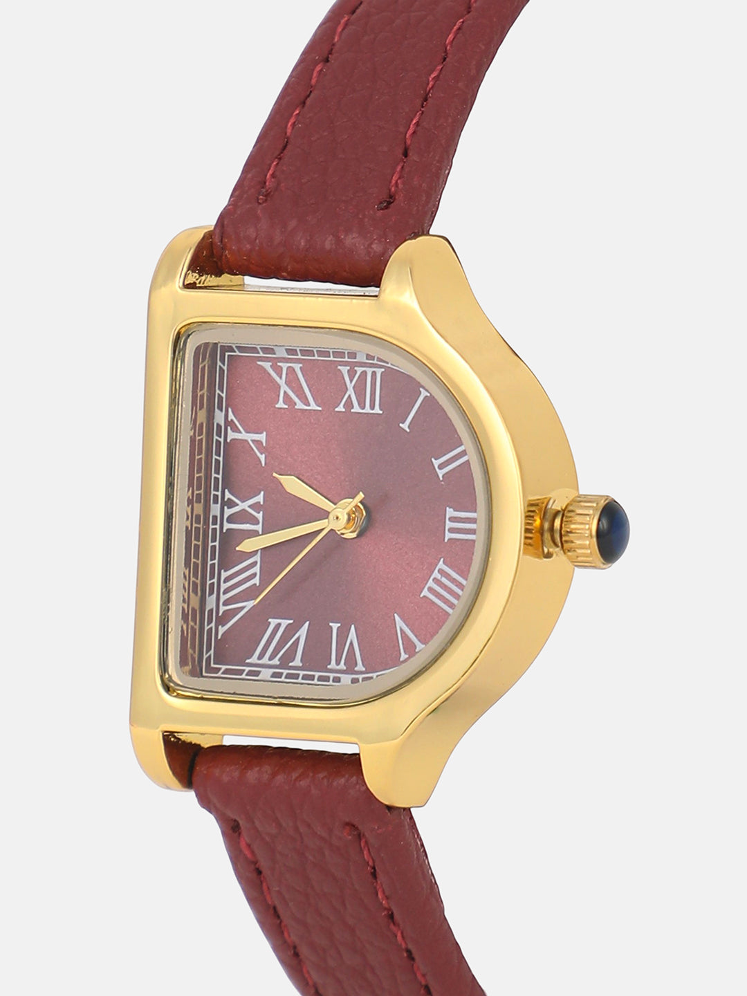The Minimal Oval Watch - Classic Red
