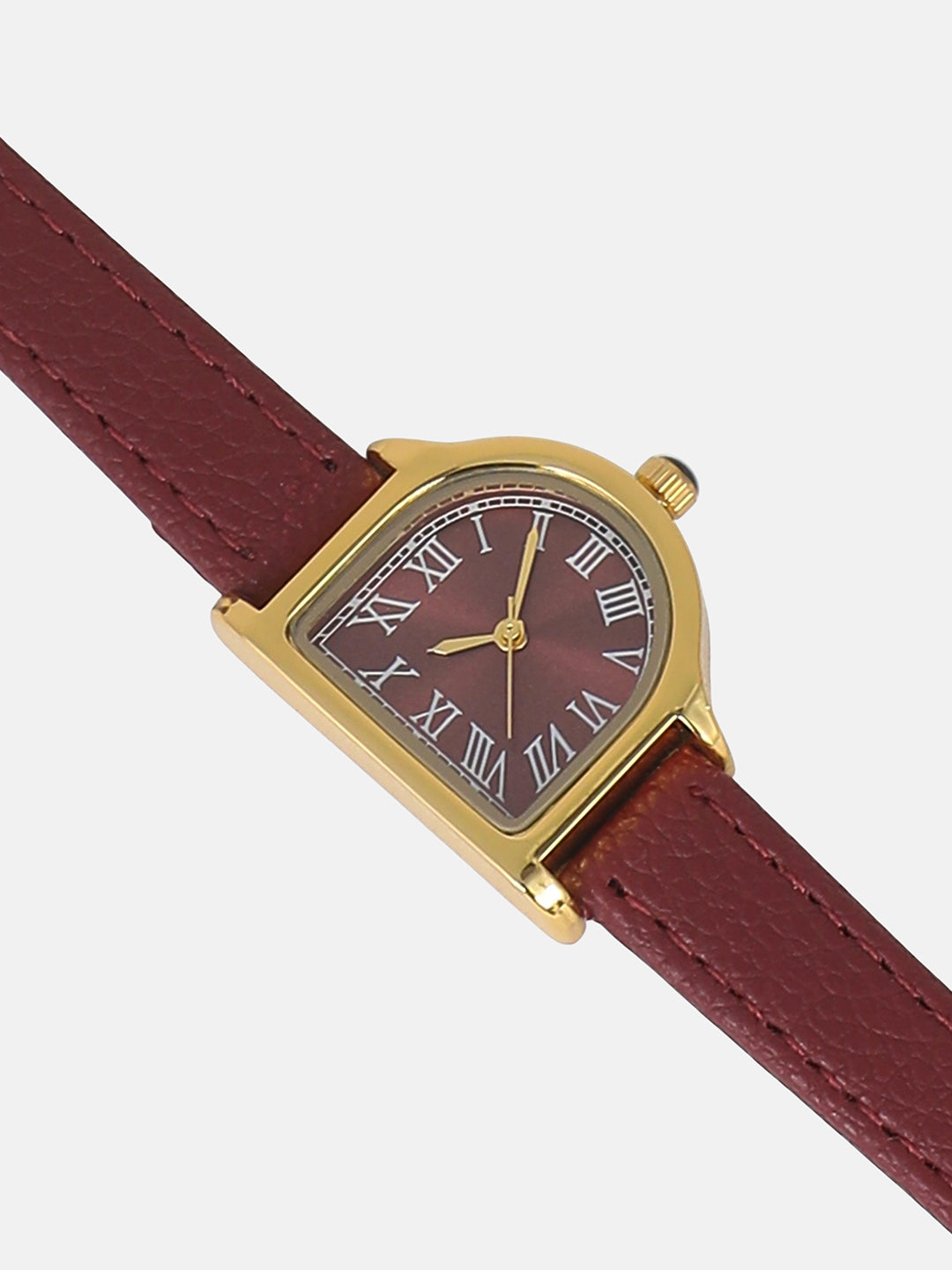 The Minimal Oval Watch - Classic Red