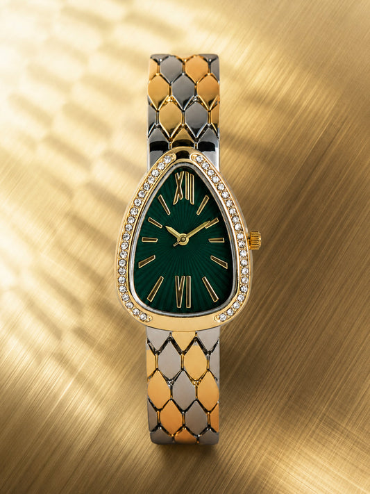 The Aurora Dual Tone Watch - Gold