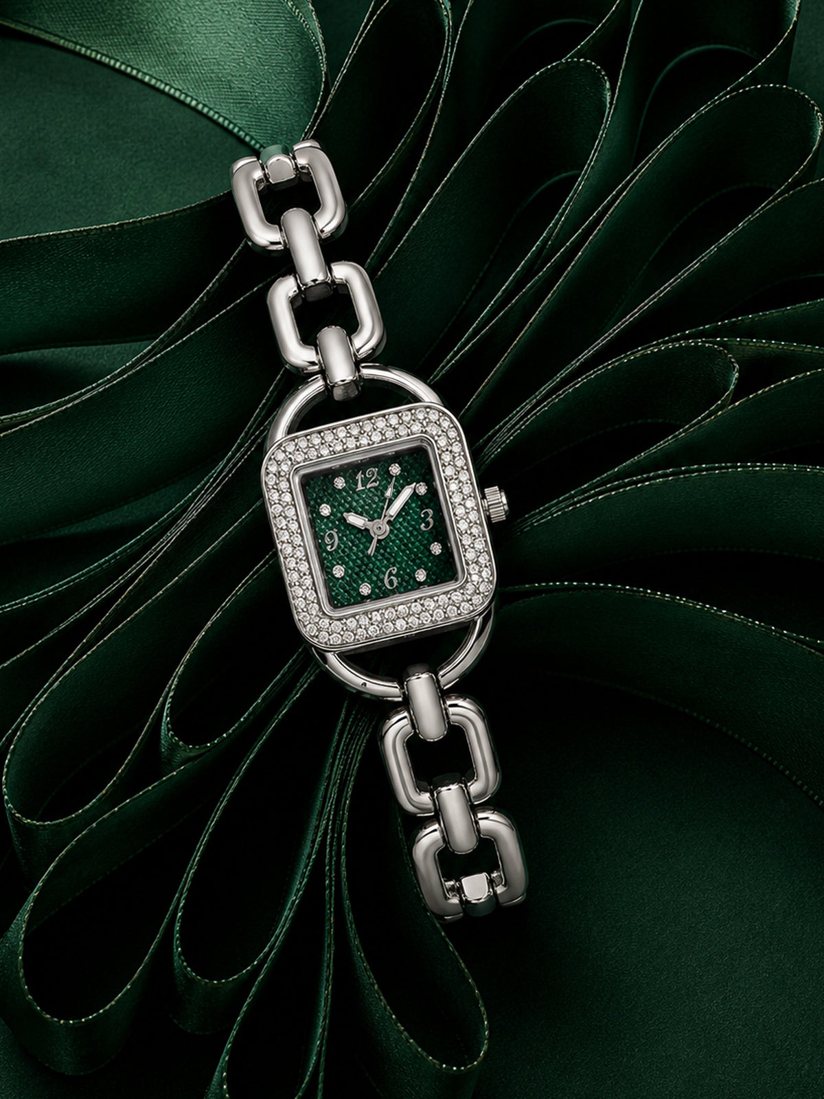 The Crystal Edge Watch - Silver