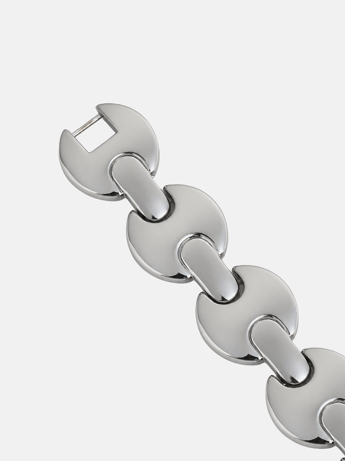 The Midnight Rectangle Watch - Silver