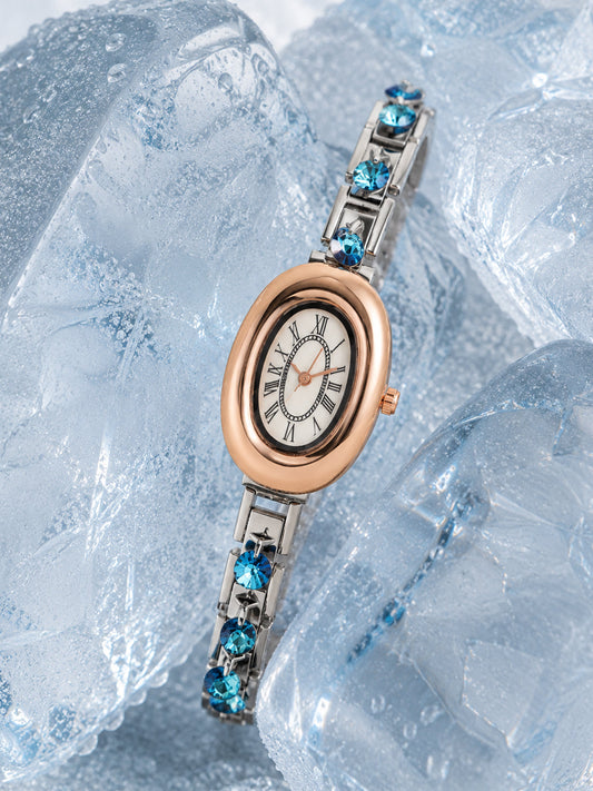 The Diamond Glow Watch - Silver