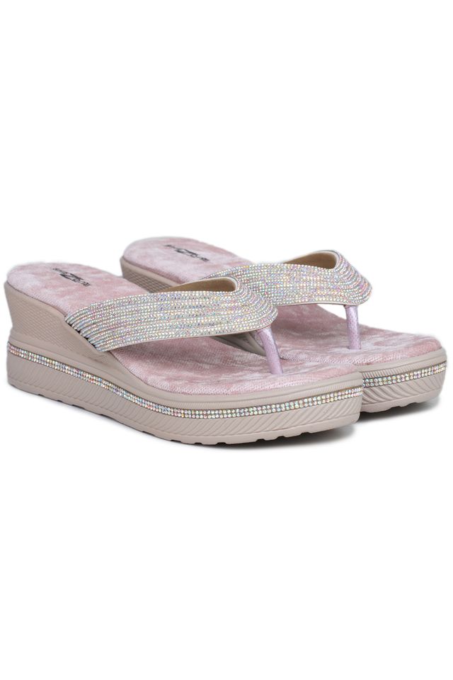 Fashion Open Back Sandal 2 inches Wedge Heels