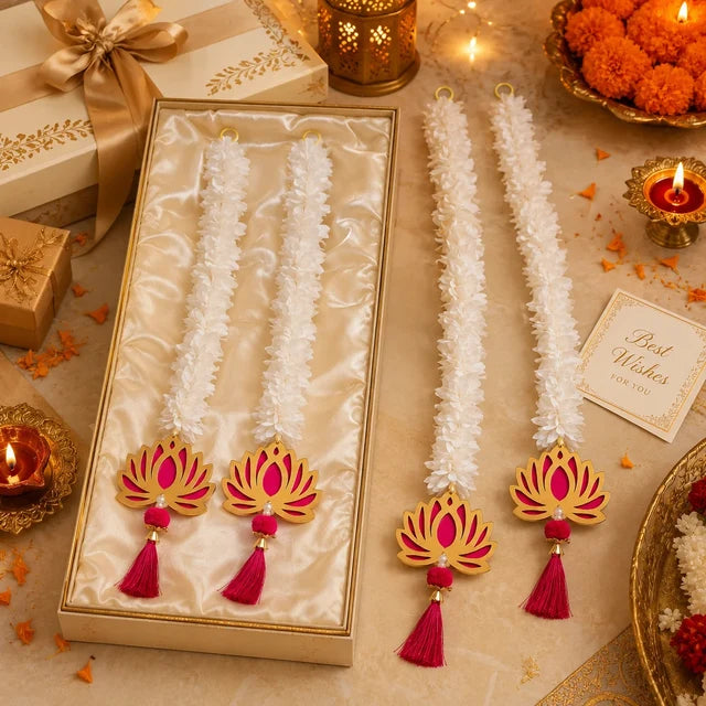 Gajra Lotus Line Hanging Pack of 4