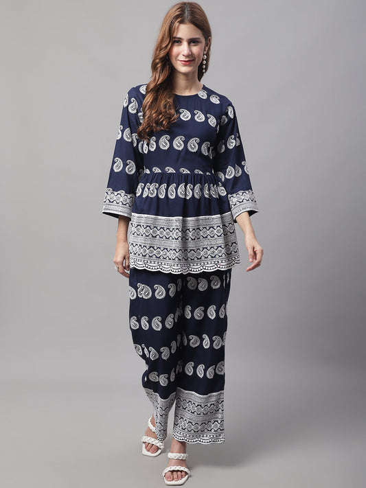 Women Embroidered And Sequin Work Co Ords