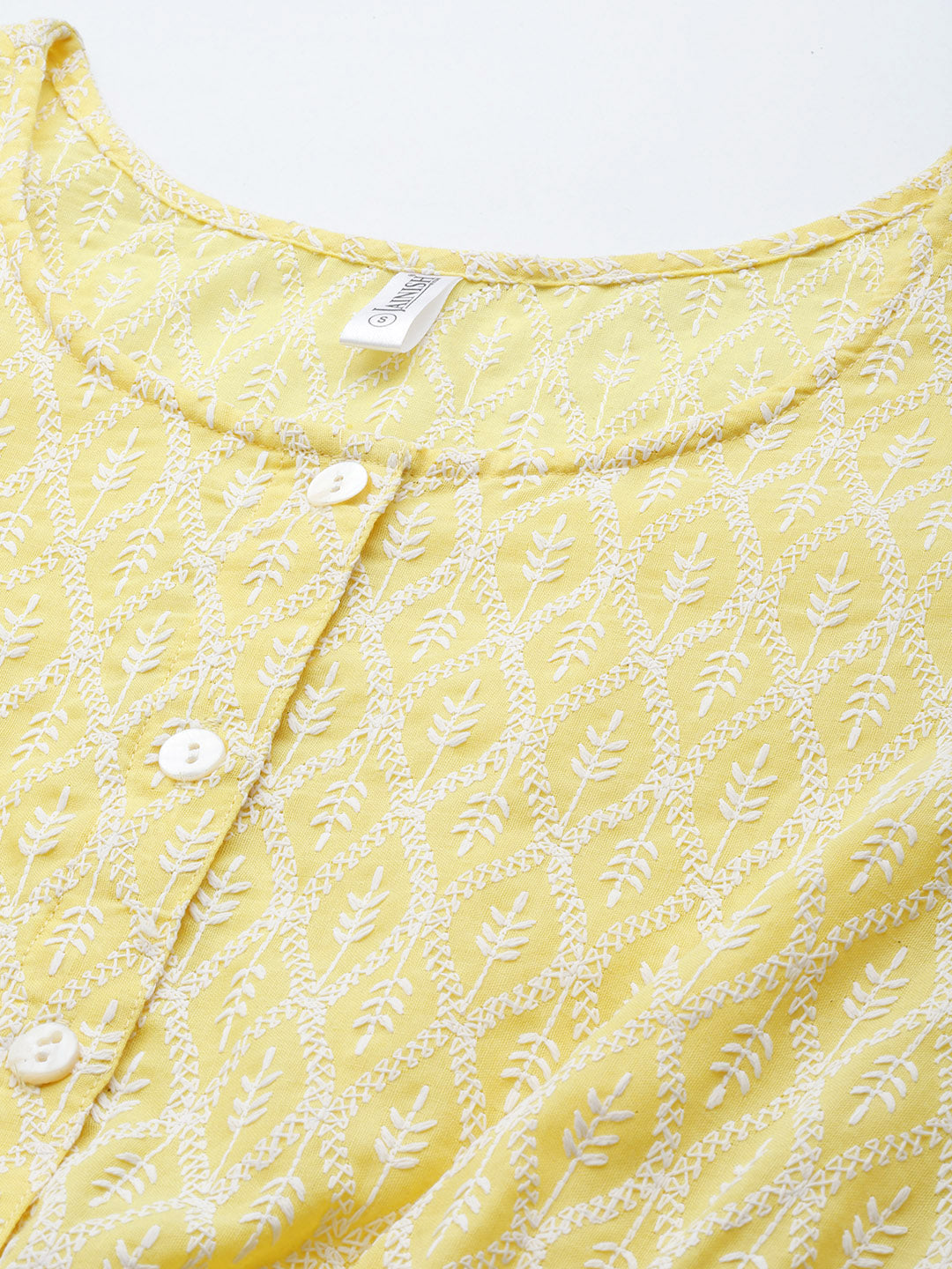 Women Chikankari Work Empire Top