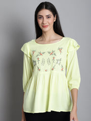 Embroidered Stylish Top